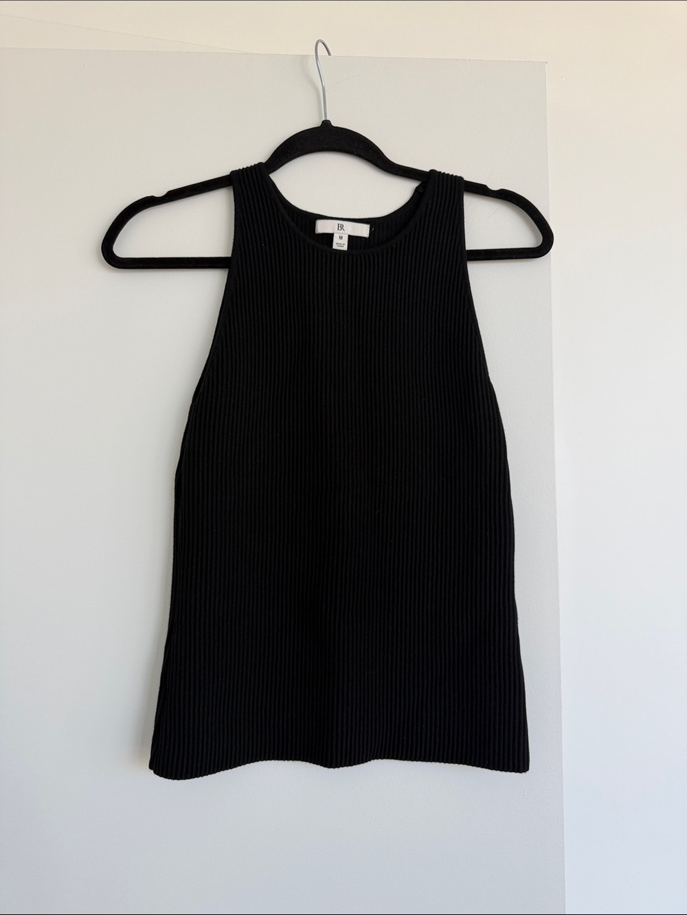 Banana Republic Black Ribbed Halter Tank